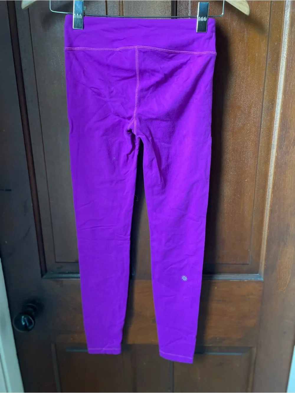 Athleta girls large 12 purple athletic leggings